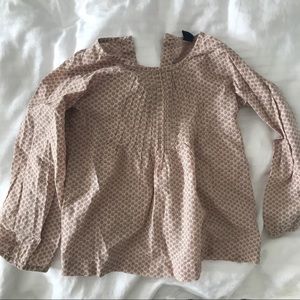 Gap girl top with delicate circle print